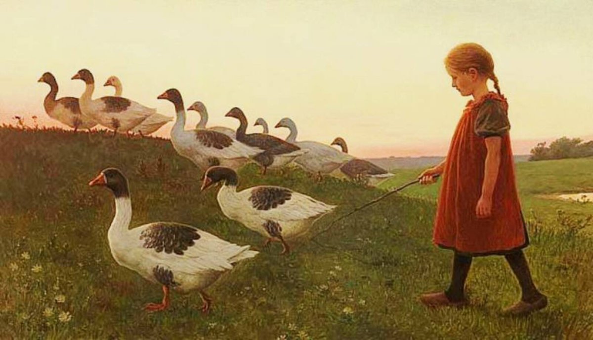 Пастушка гусей