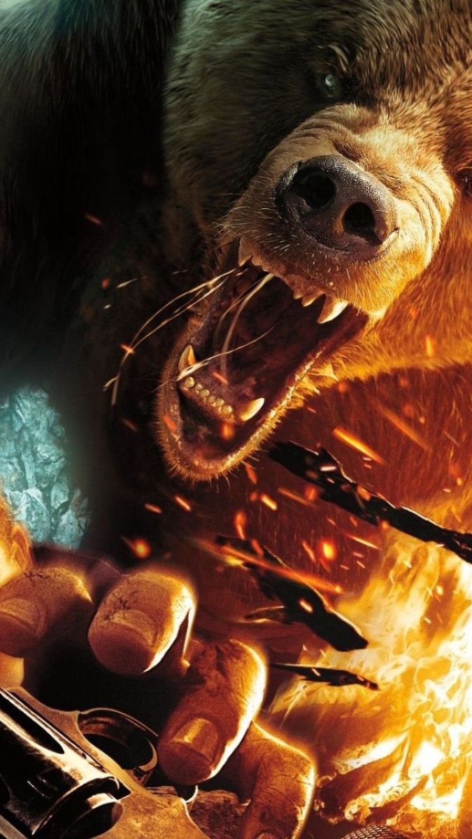 Медведь в огне