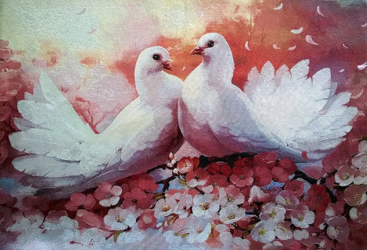 Голубь картина