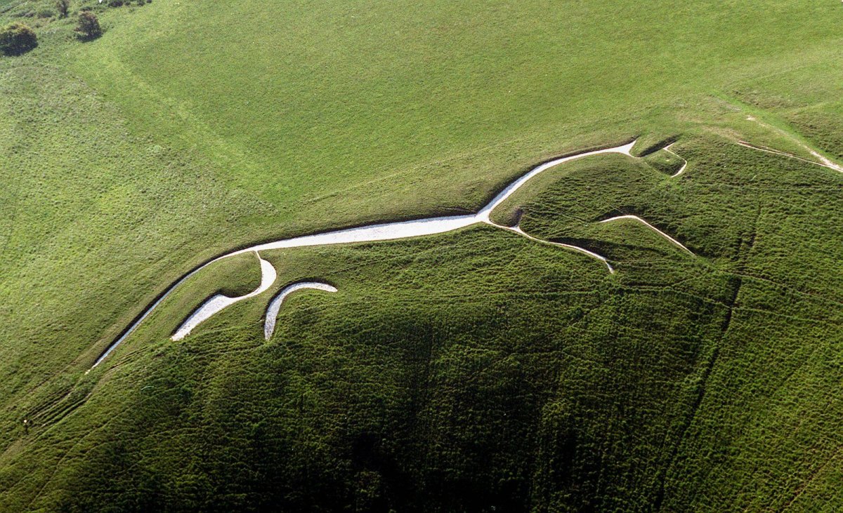 Белая лошадь Англия геоглиф