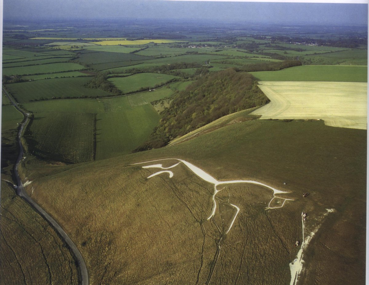 Уффингтонская белая лошадь в Англии