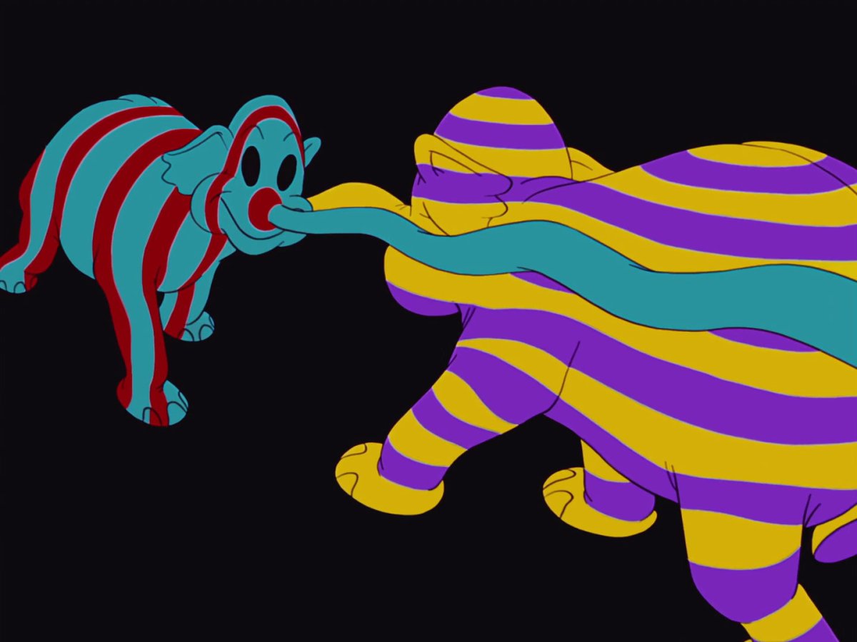 Дамбо мультфильм розовые слоны