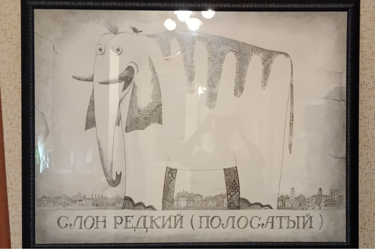 Слон полосатый редкий летает