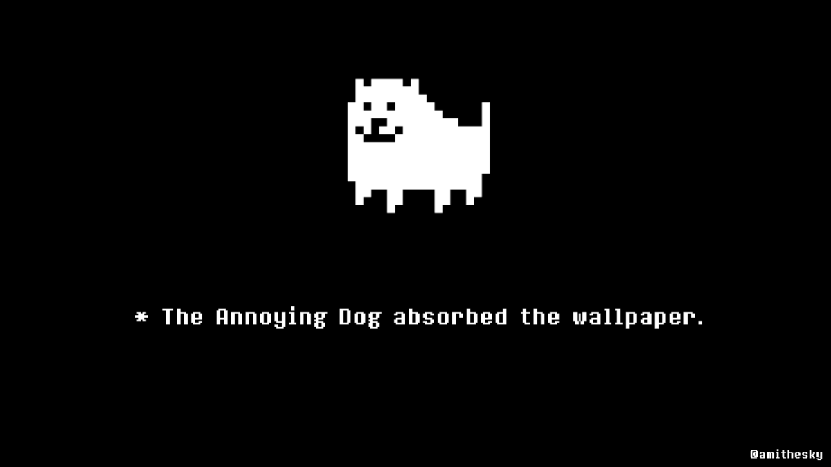 Toby Fox надоедливая собака