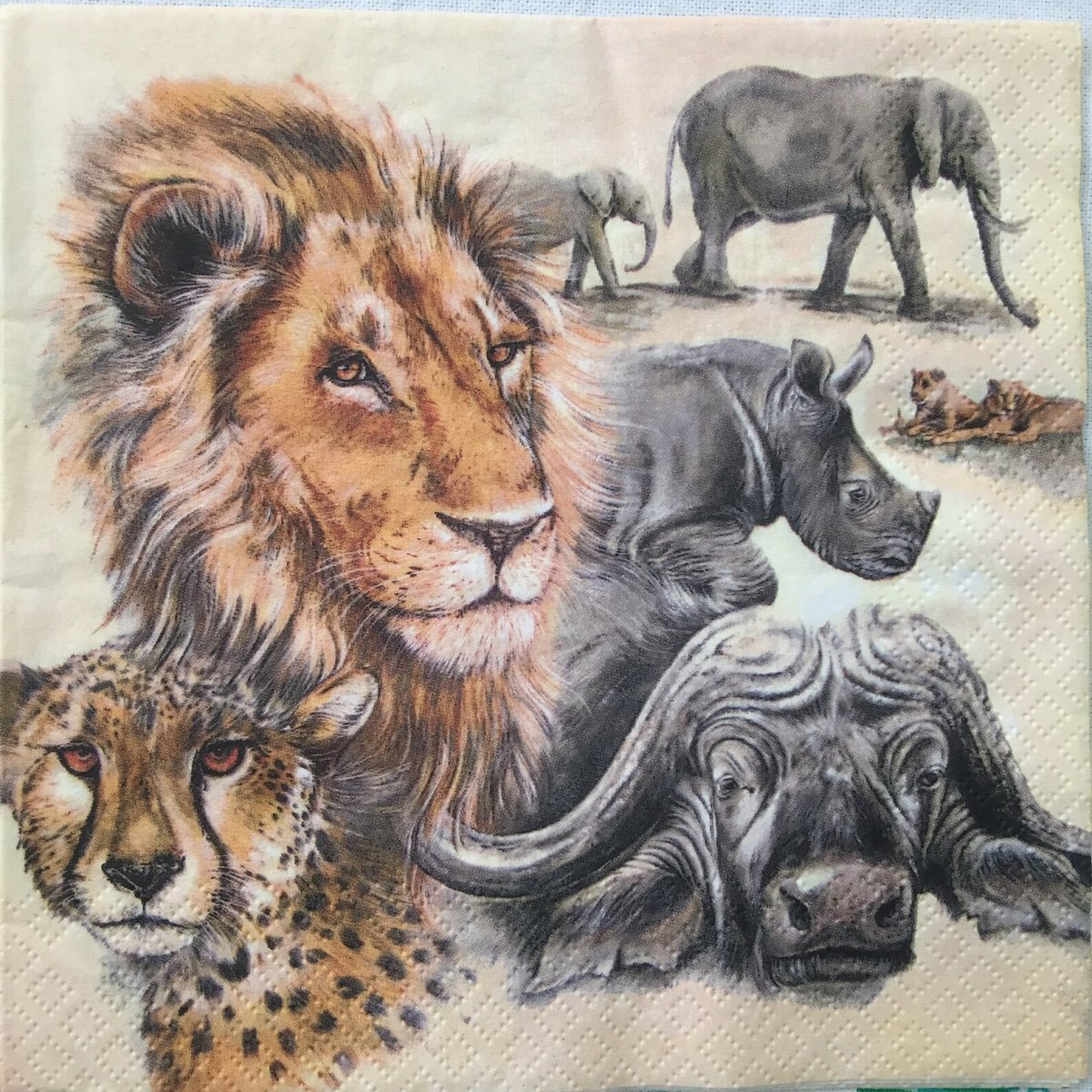 Большая пятерка животных африки