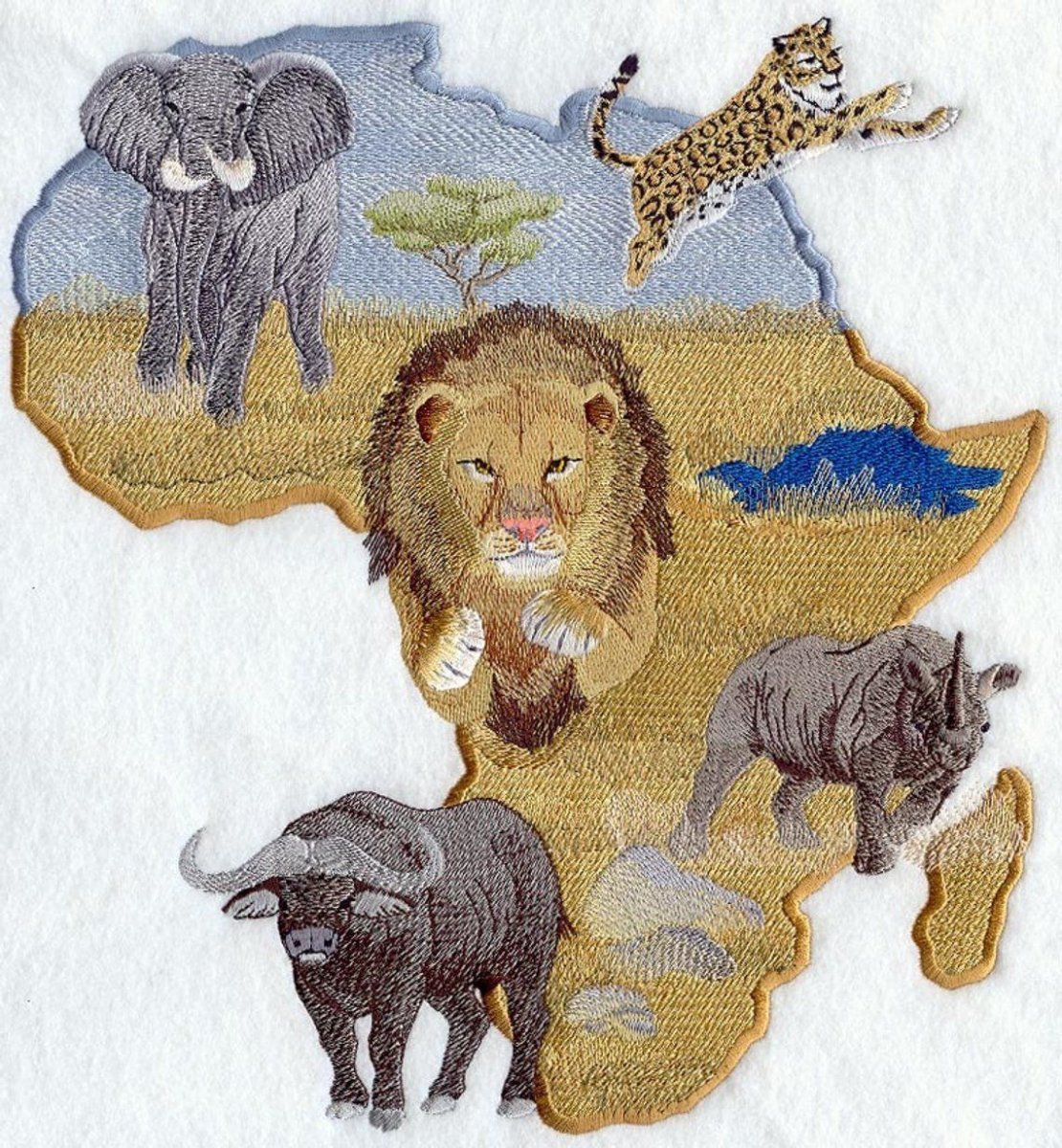 Большая пятерка животных Африки