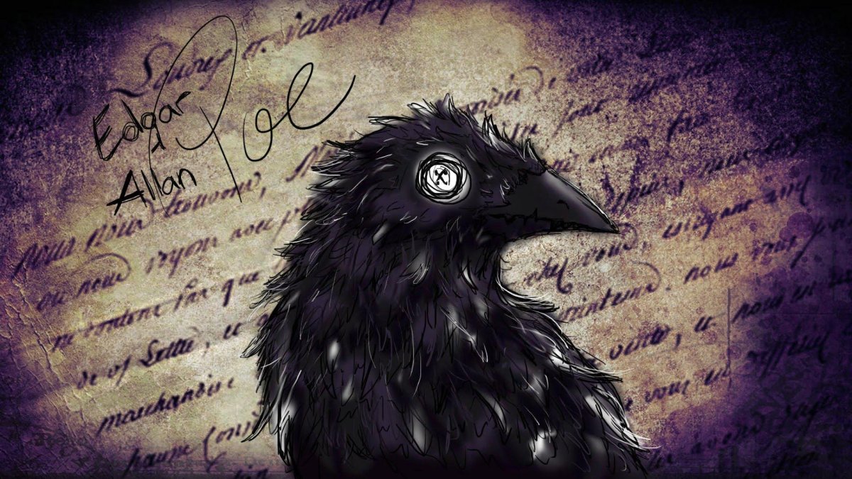 Ворон Эдгар Аллан по Nevermore