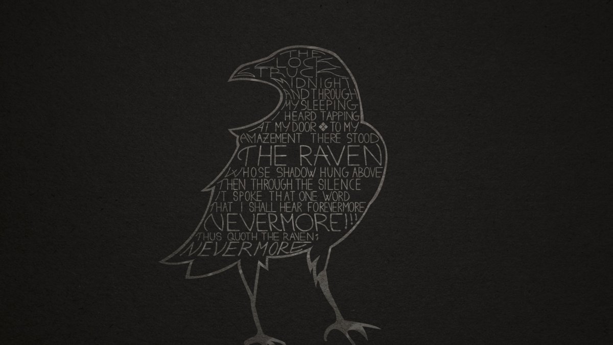 Ворона Минимализм