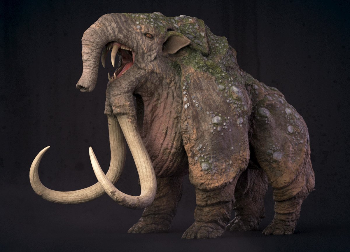 Динотерии мастодонты, мамонты