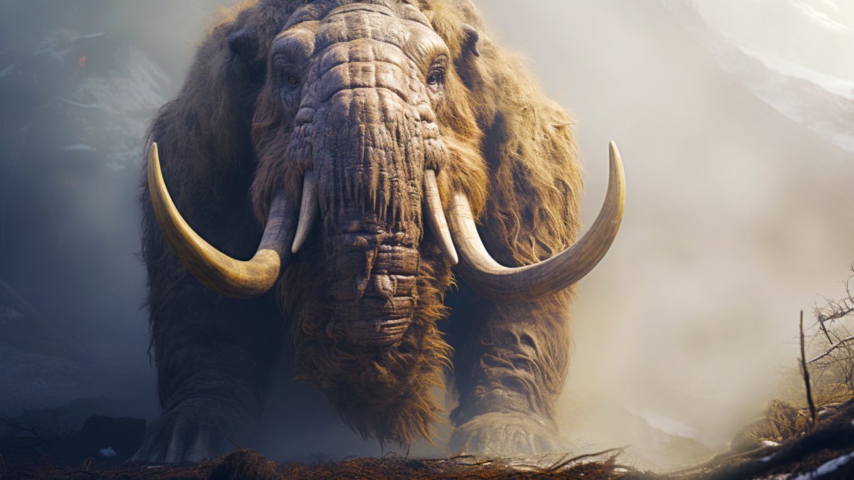 Вымершие животные мамонты