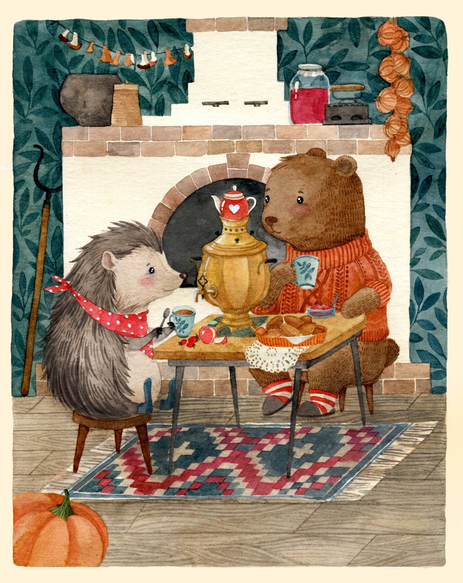 Уютные иллюстрации