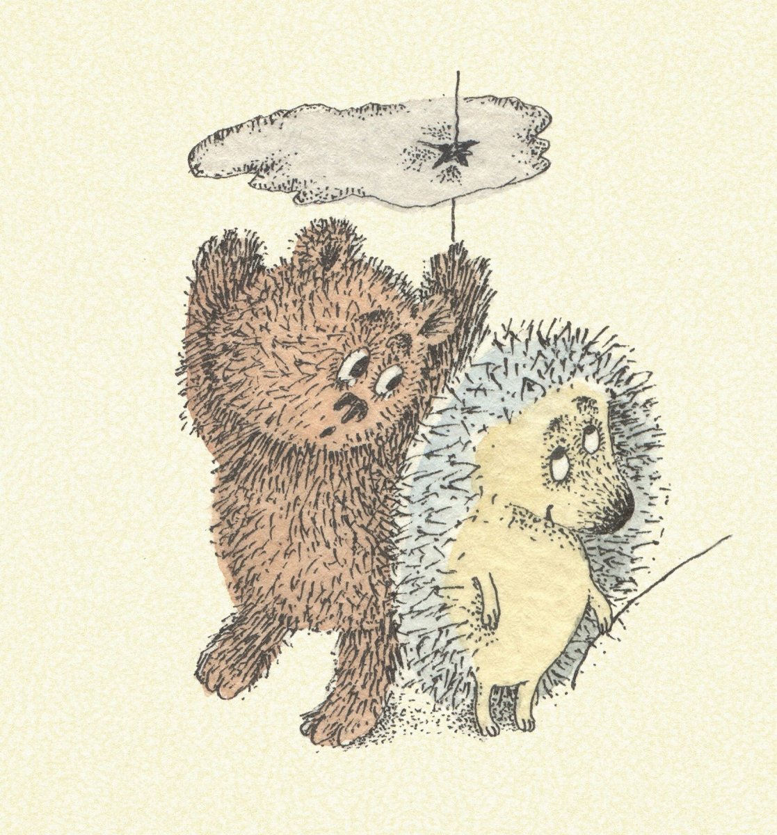 Ежик и Медвежонок иллюстрации