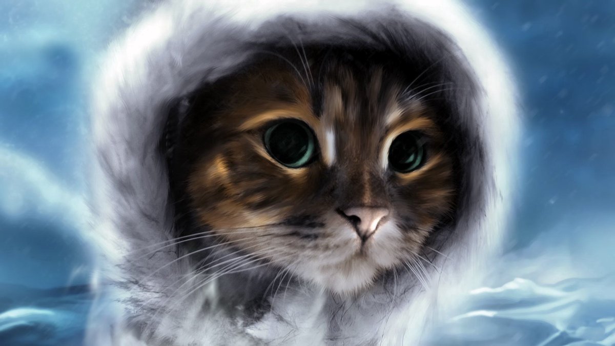 Кошки арты