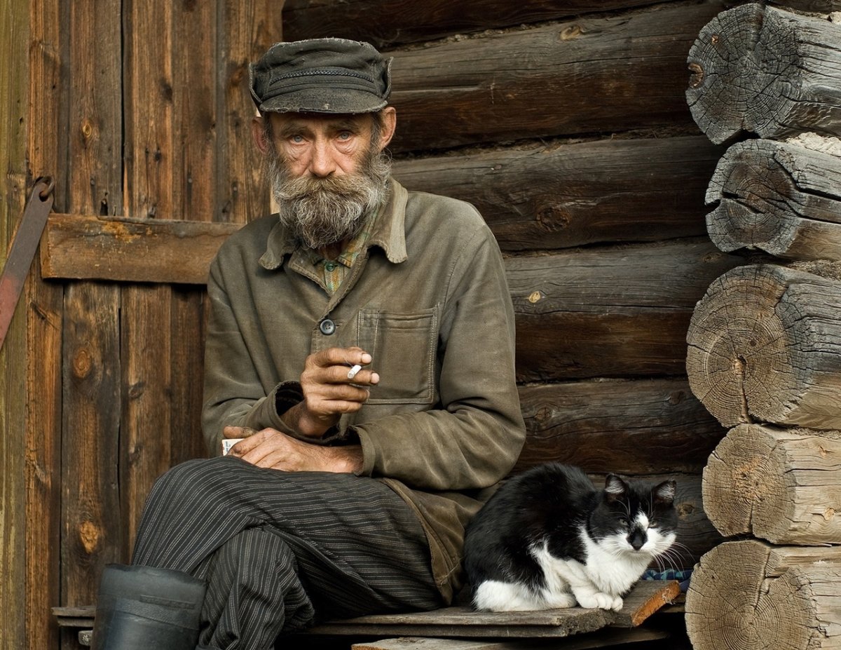 Деревенский дедушка