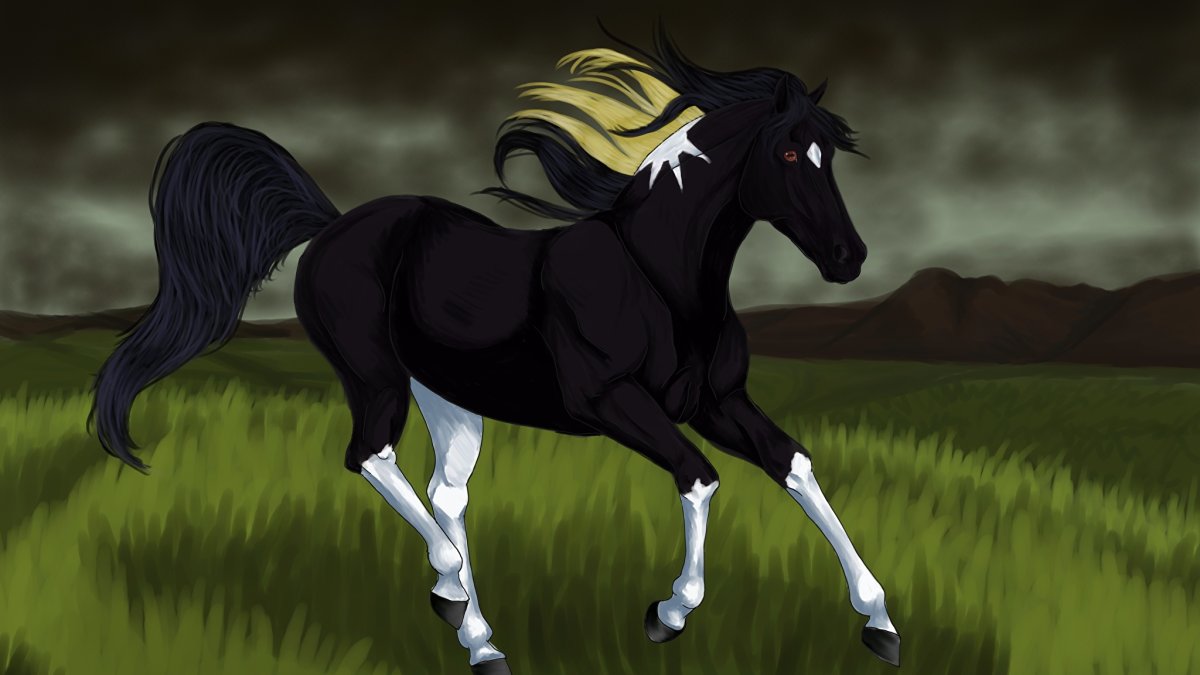 Аниме на коне