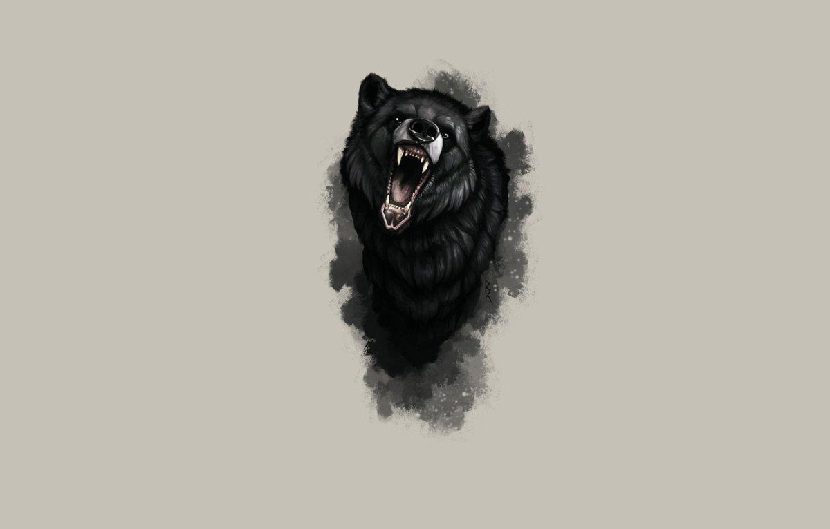 Волк Минимализм
