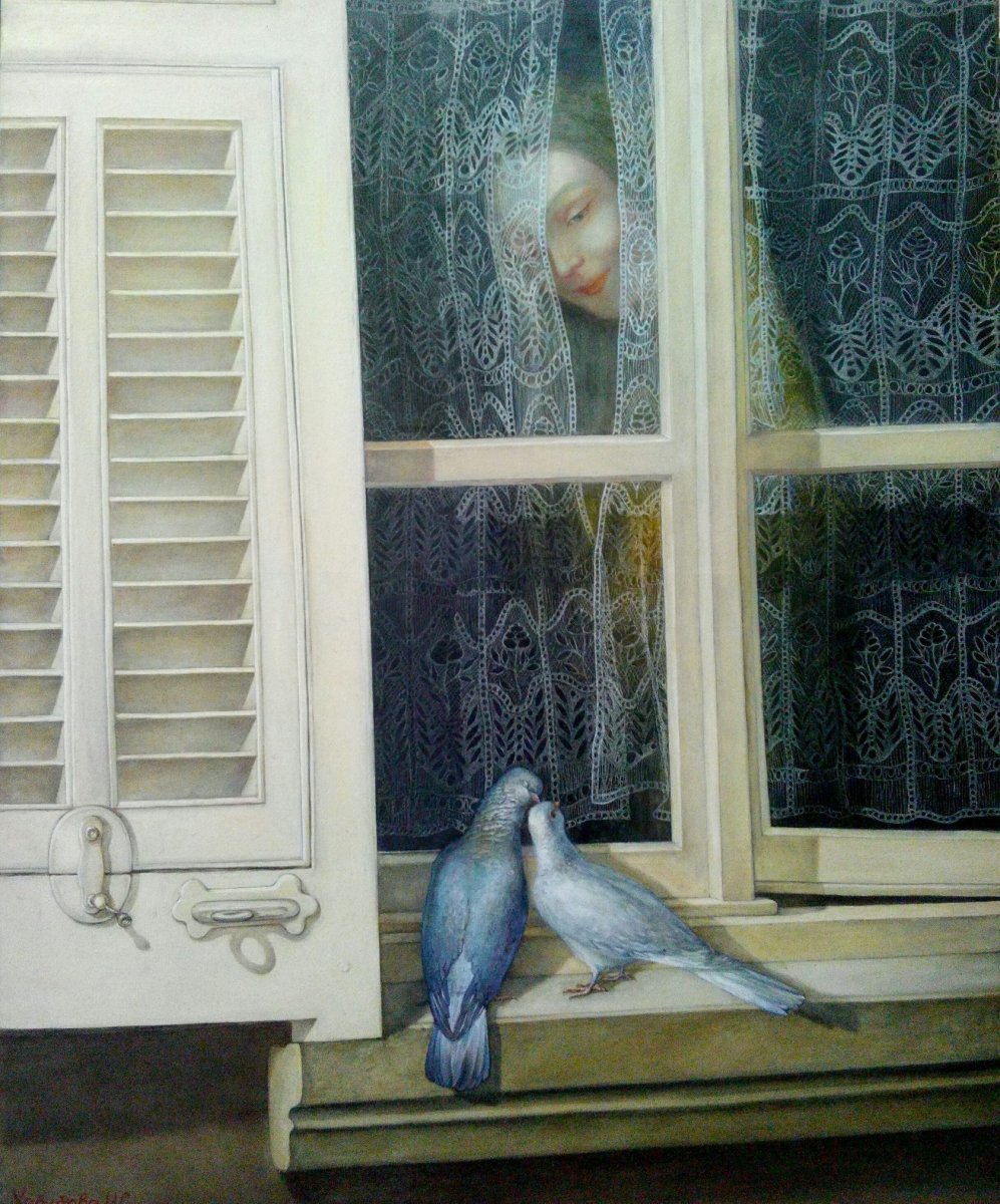 Картина окно