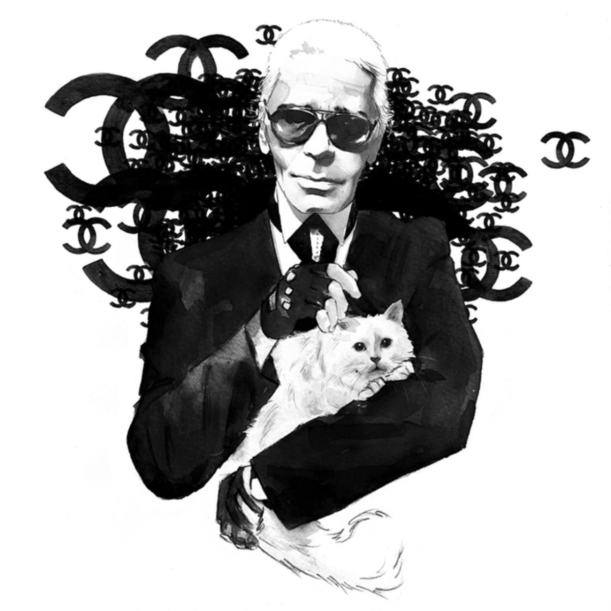 Карл Лагерфельд изображение