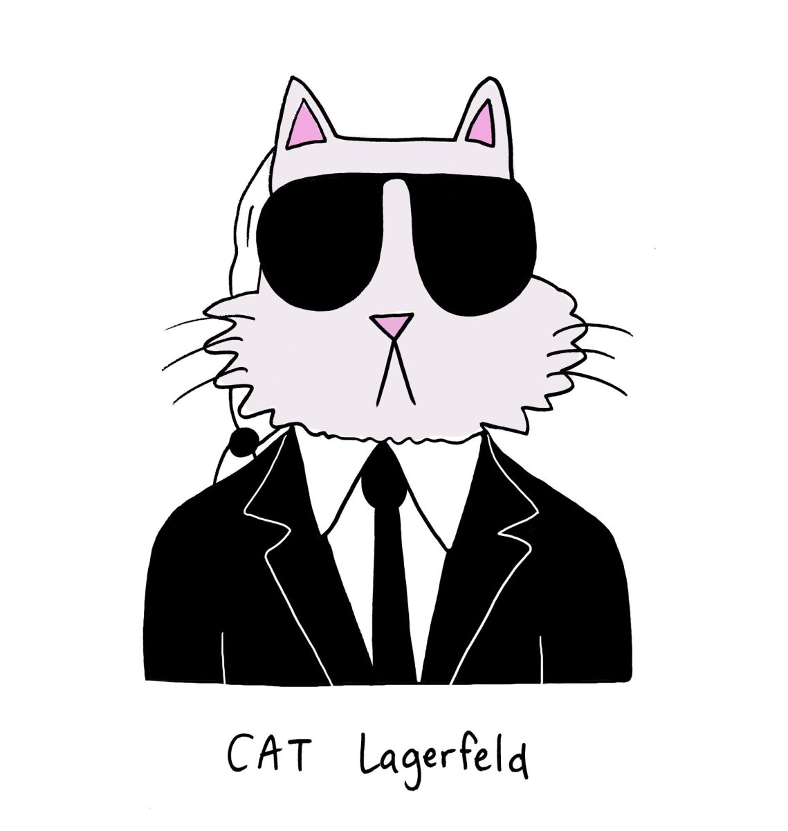 Karl Lagerfeld кот
