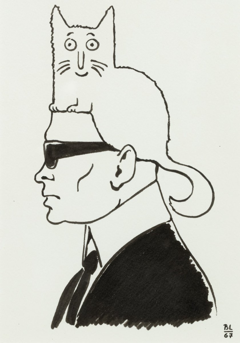 Карл Лагерфельд лого