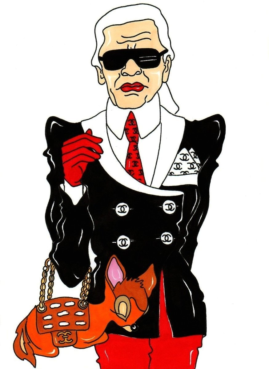 Карл Лагерфельд бренд арт