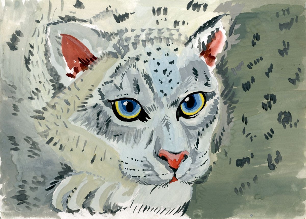 Никас Сафронов снежный Барс