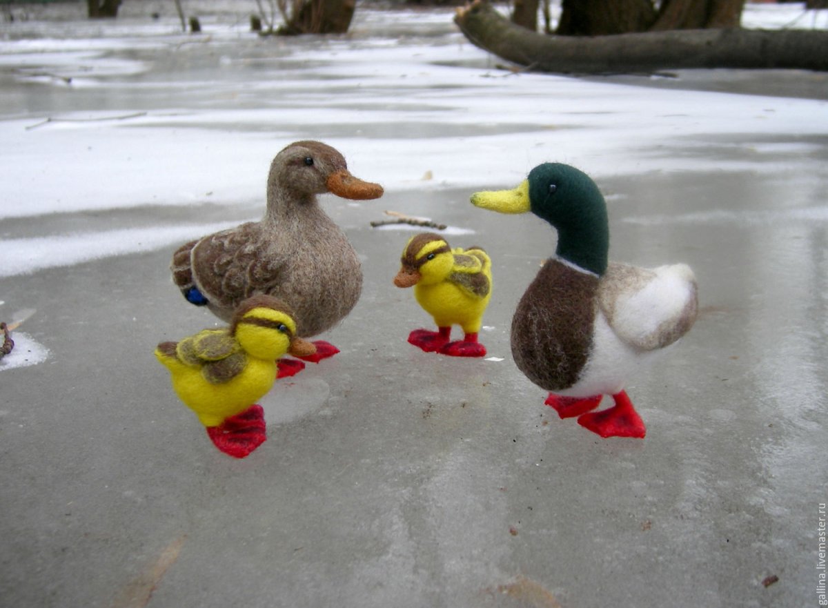 Уточки миниатюра