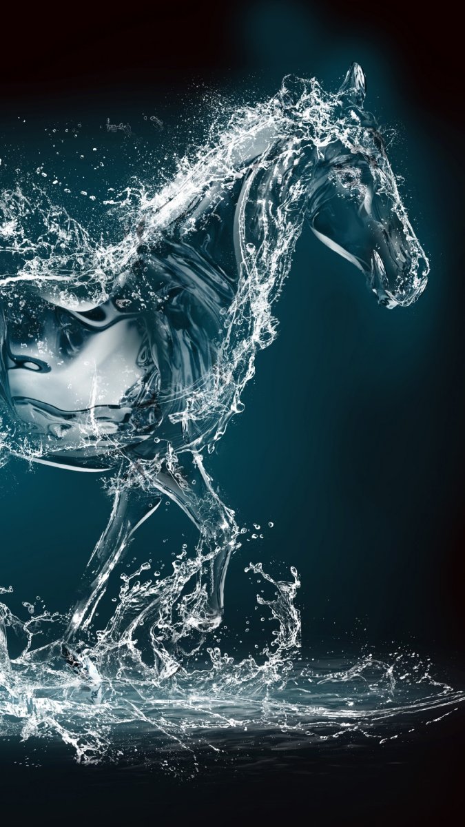 Конь из воды