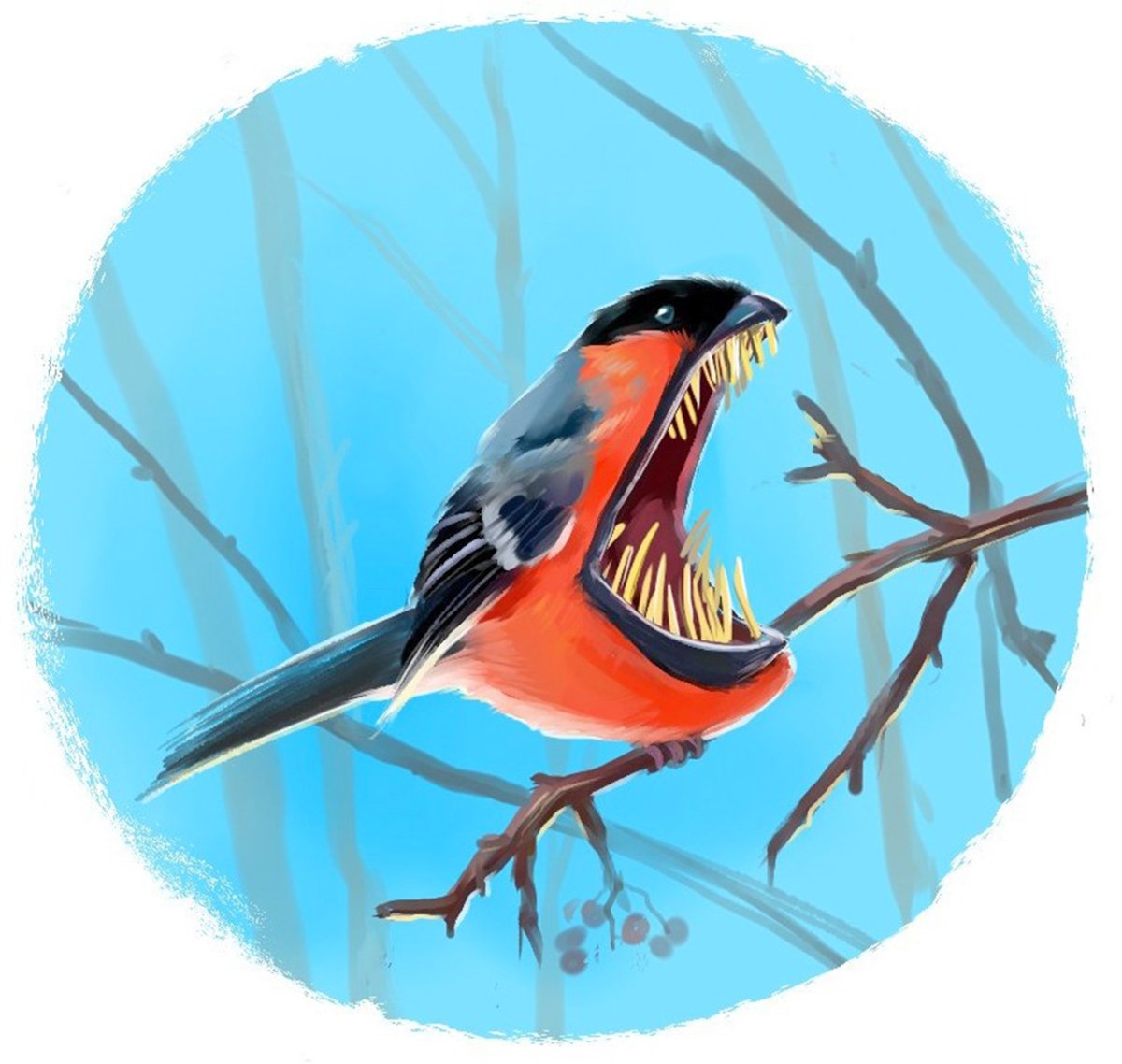 Забавные Снегири