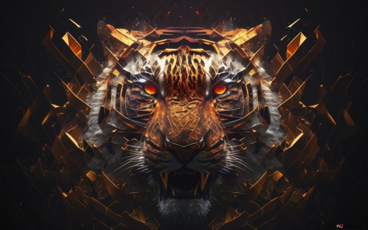 Обои на ПК тигр