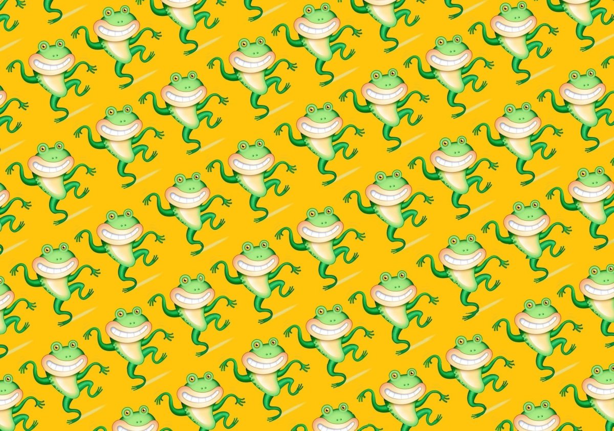 Фон с лягушками