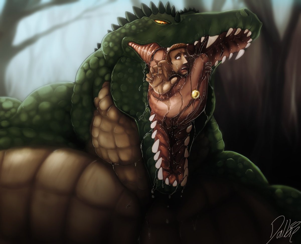 Ящер человек Vore