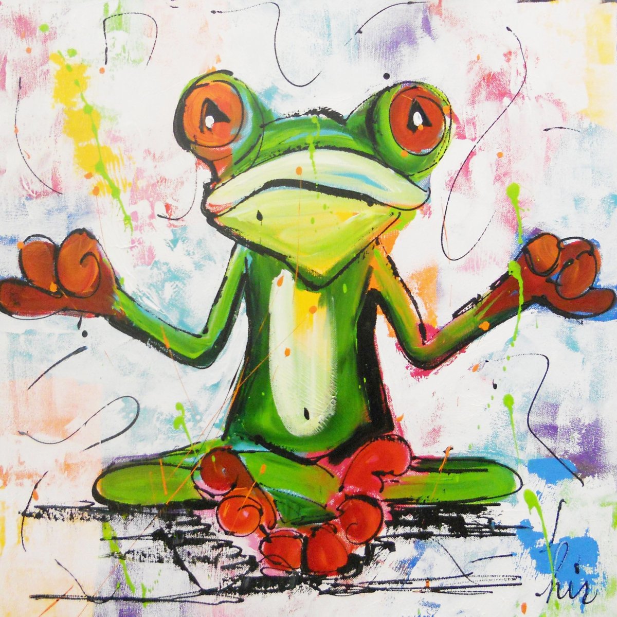 Лягушки арты