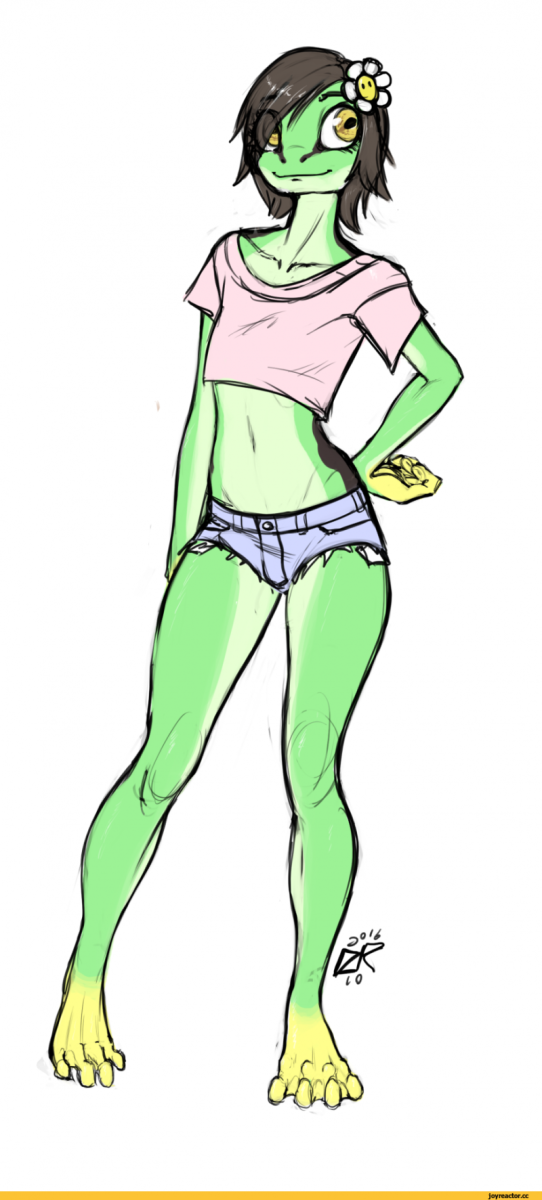 Фурри лягушка