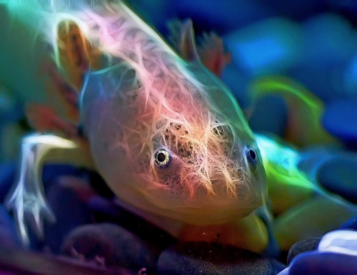 Рыба аксолотль