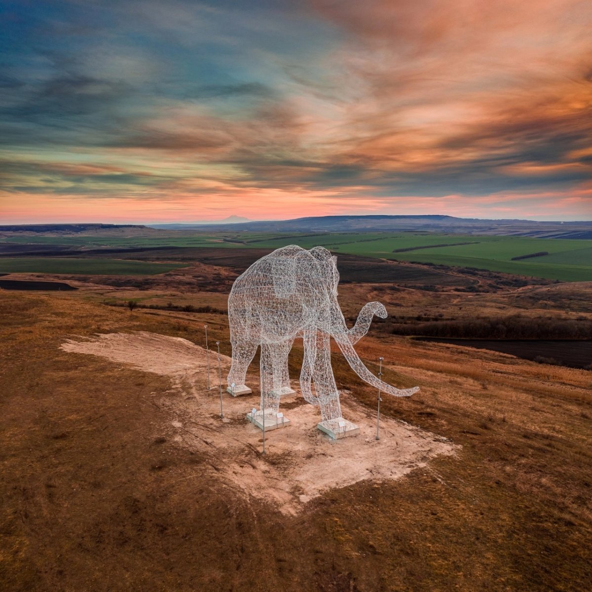 Слон на горе Ставрополь