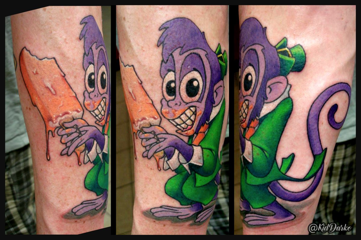 Обезьянка из Аладдина тату