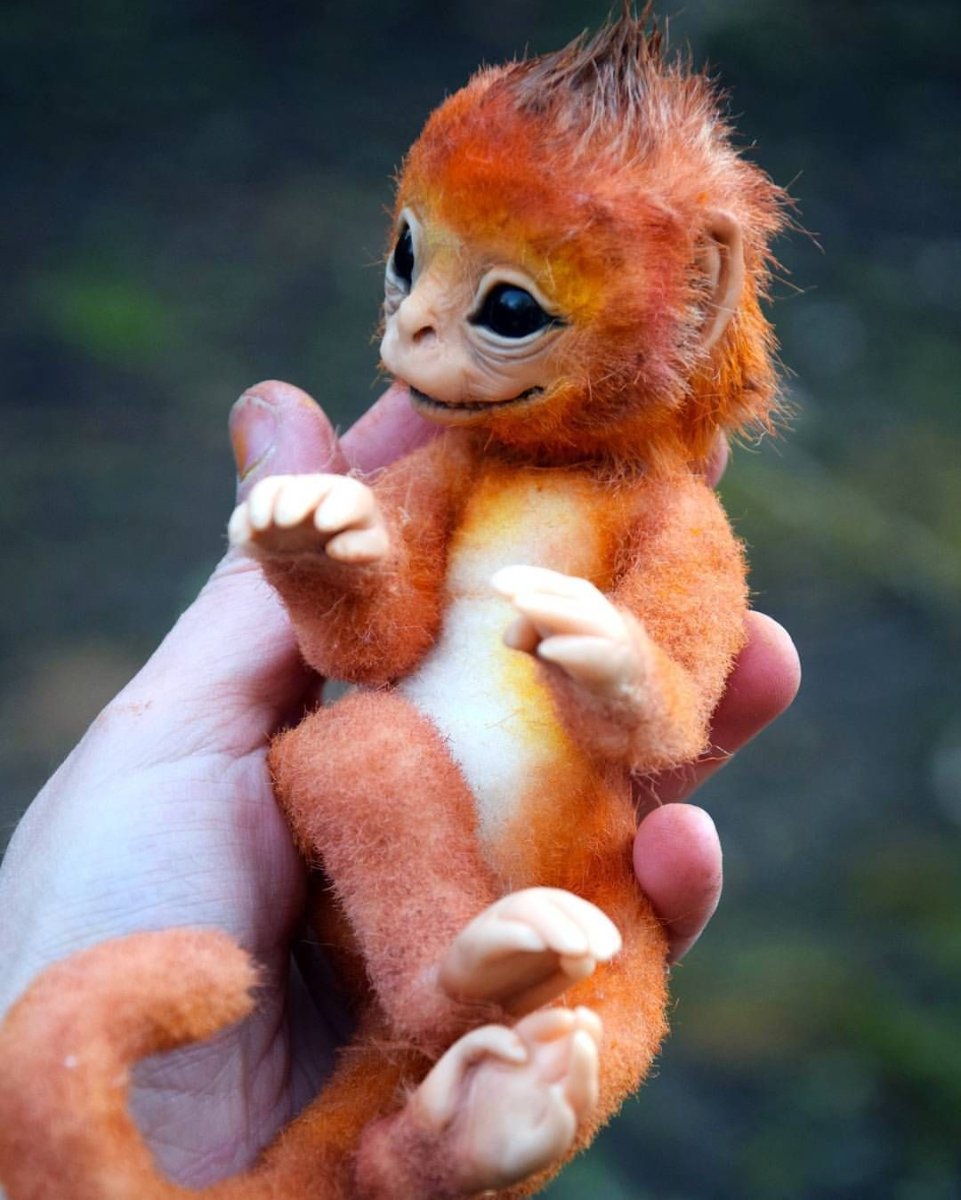 Игрунка пальчиковая обезьяна