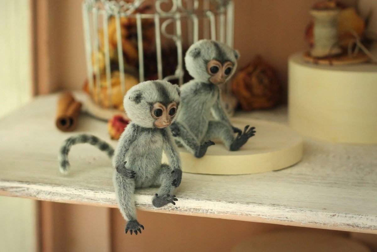 Игрушка обезьянка игрунка