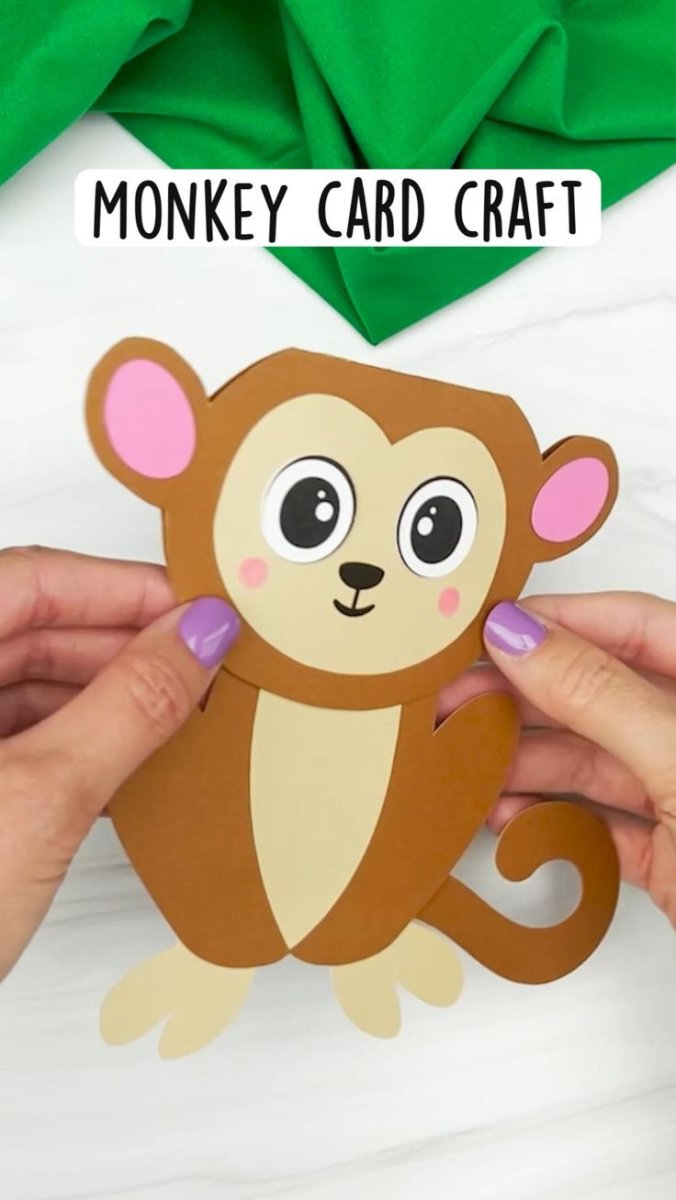 Monkey Craft for Kids Print