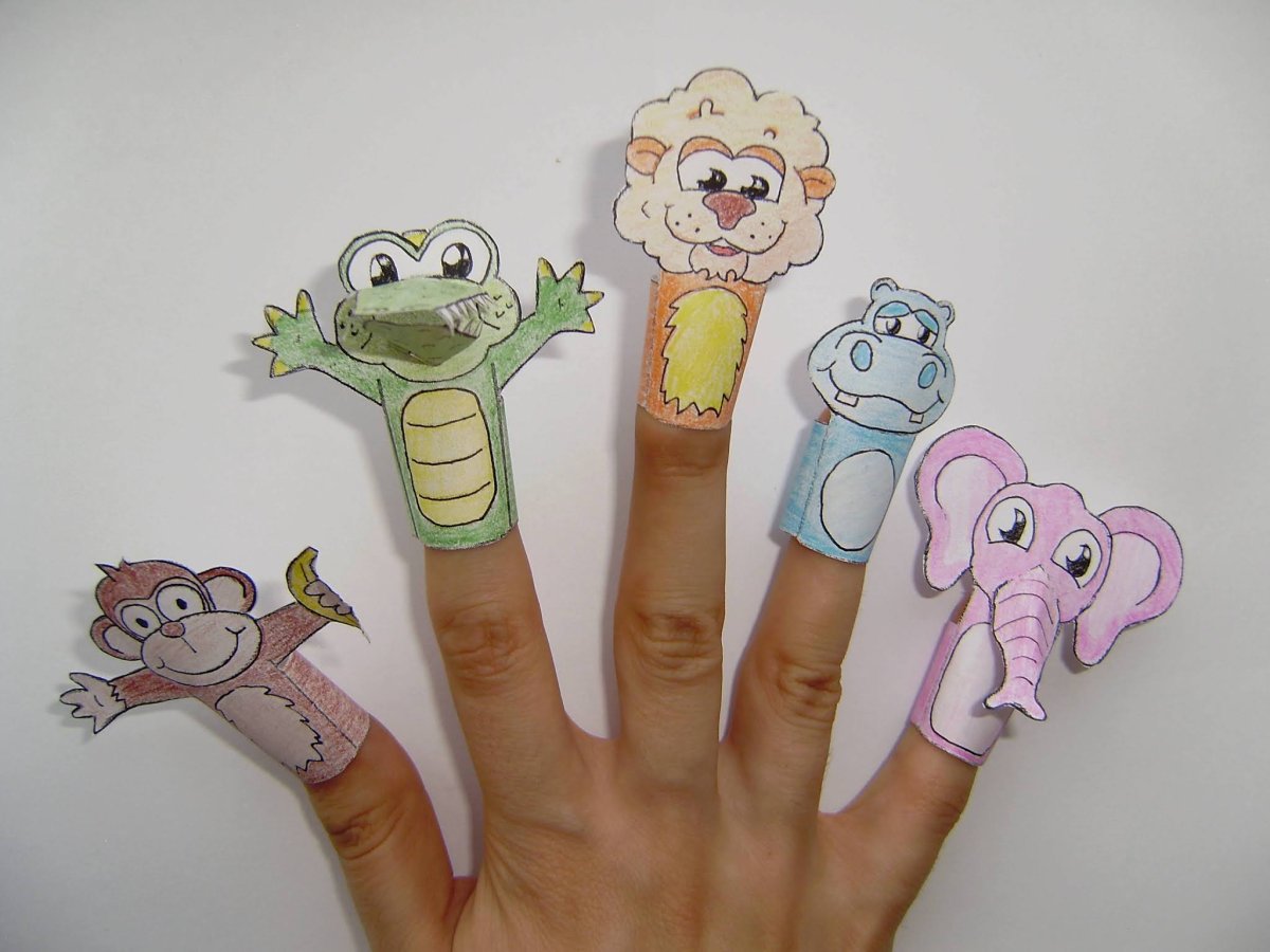 Пальчиковй теартиз бумаги