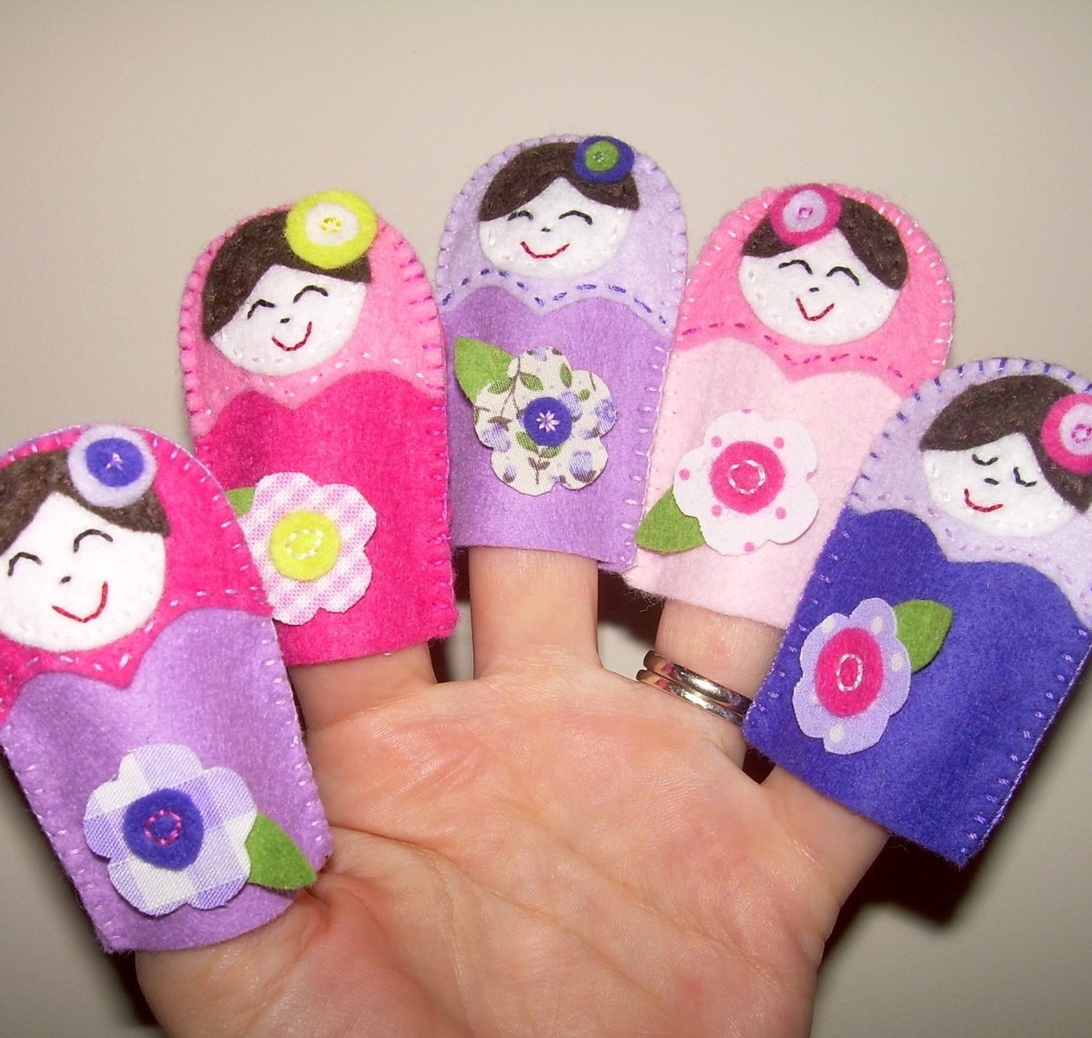 Матрешка из фетра