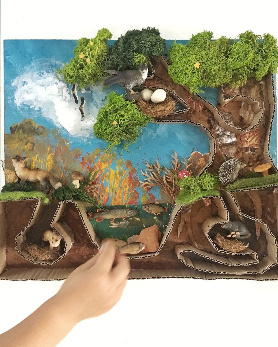 Макет детям о природе