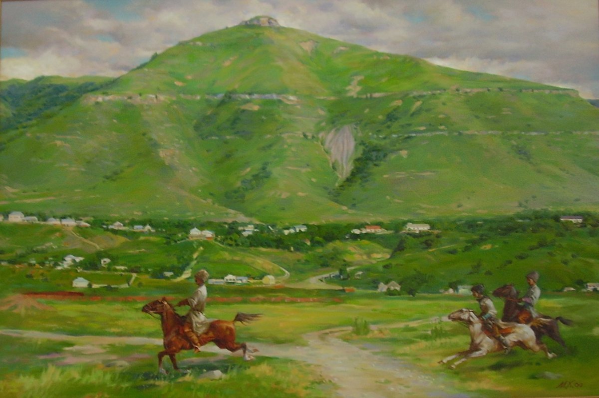 Художник Франц Рубо Кабардинец