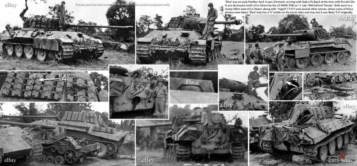 Танк пантера в Нормандии 1944