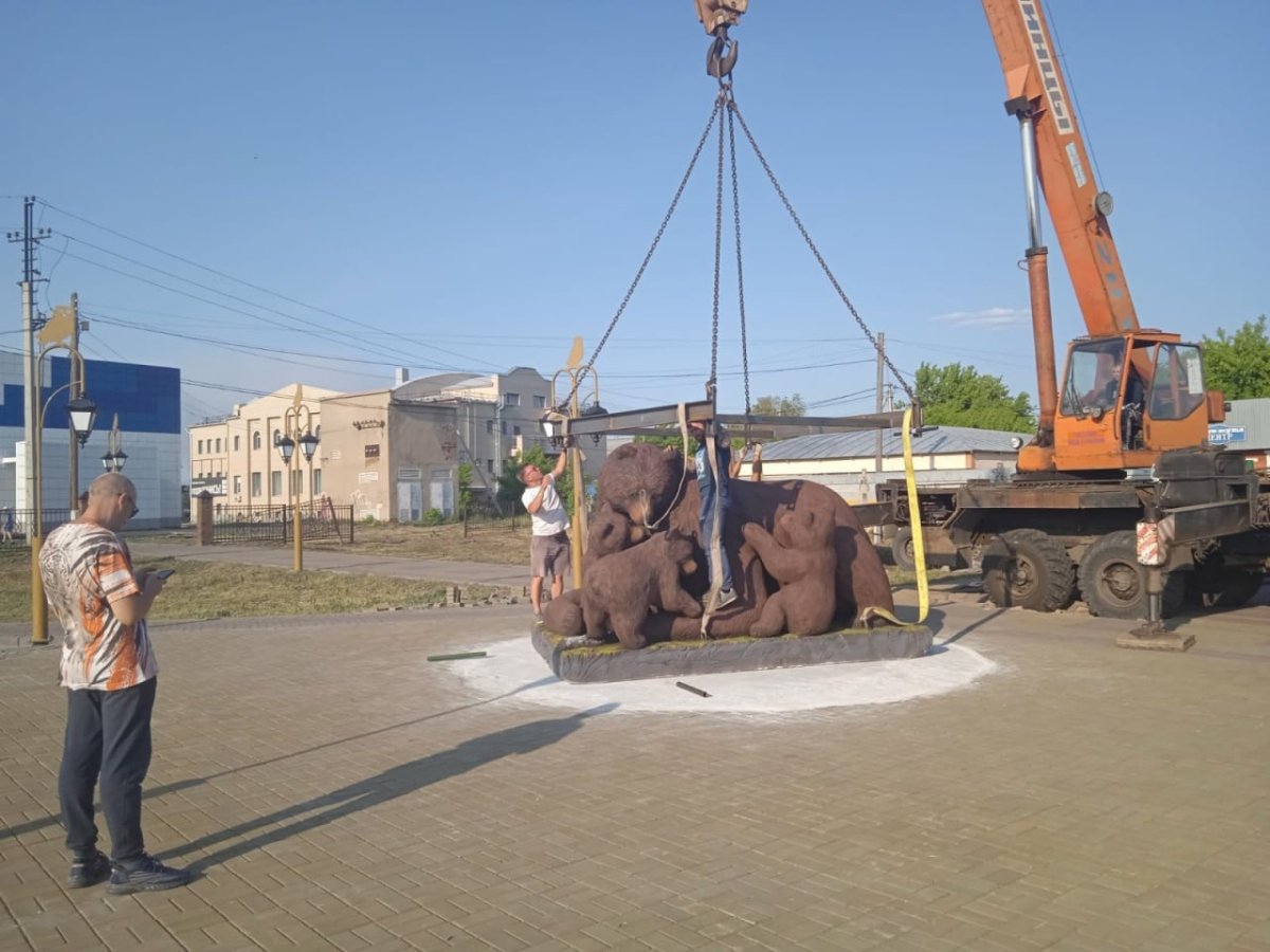 Городские скульптуры рыбацкого района
