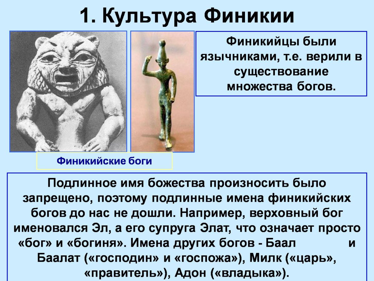 Боги Финикии