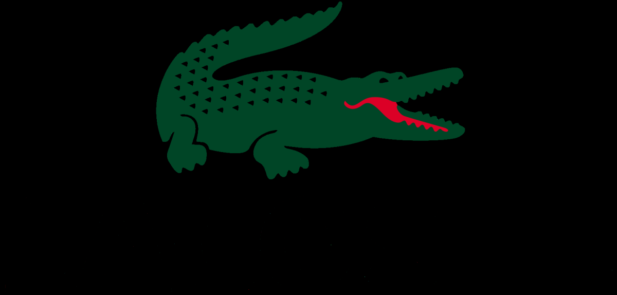 Lacoste черный крокодил