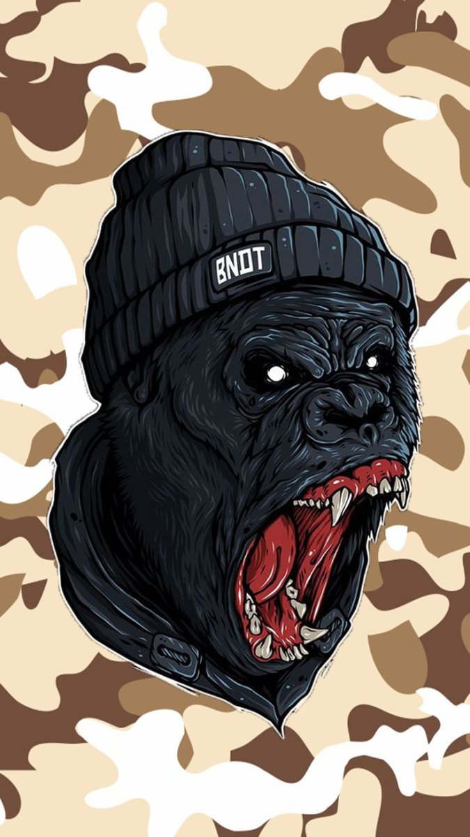 Картина крутая горилла