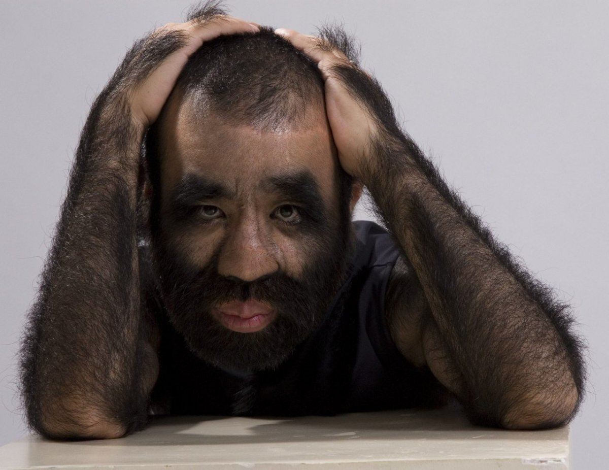 Самыймволосатый человек